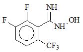 2,3-二氟-N-羥基-6-三氟甲基苯甲脒；
2,3-Difluoro-N-hydroxy-6-(trifluoromethyl)benzenecarboximidamide；
DFAO